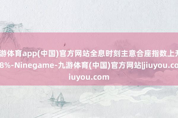 九游体育app(中国)官方网站全息时刻主意合座指数上升0.58%-Ninegame-九游体育(中国)官方网站|jiuyou.com