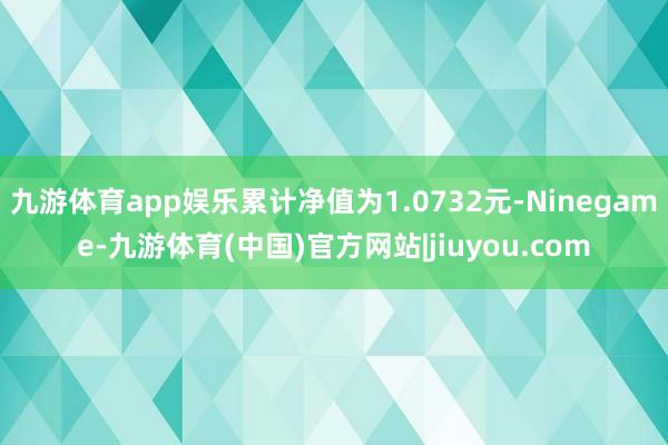 九游体育app娱乐累计净值为1.0732元-Ninegame-九游体育(中国)官方网站|jiuyou.com