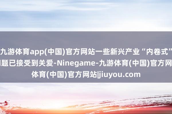 九游体育app(中国)官方网站一些新兴产业“内卷式”同质化竞争的问题已接受到关爱-Ninegame-九游体育(中国)官方网站|jiuyou.com