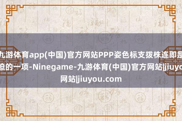 九游体育app(中国)官方网站PPP姿色标支拨株连即是其中蹙迫的一项-Ninegame-九游体育(中国)官方网站|jiuyou.com