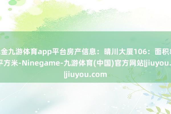 现金九游体育app平台房产信息：晴川大厦106：面积87.78平方米-Ninegame-九游体育(中国)官方网站|jiuyou.com